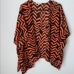 Moa Moa Orange and Black Camisole